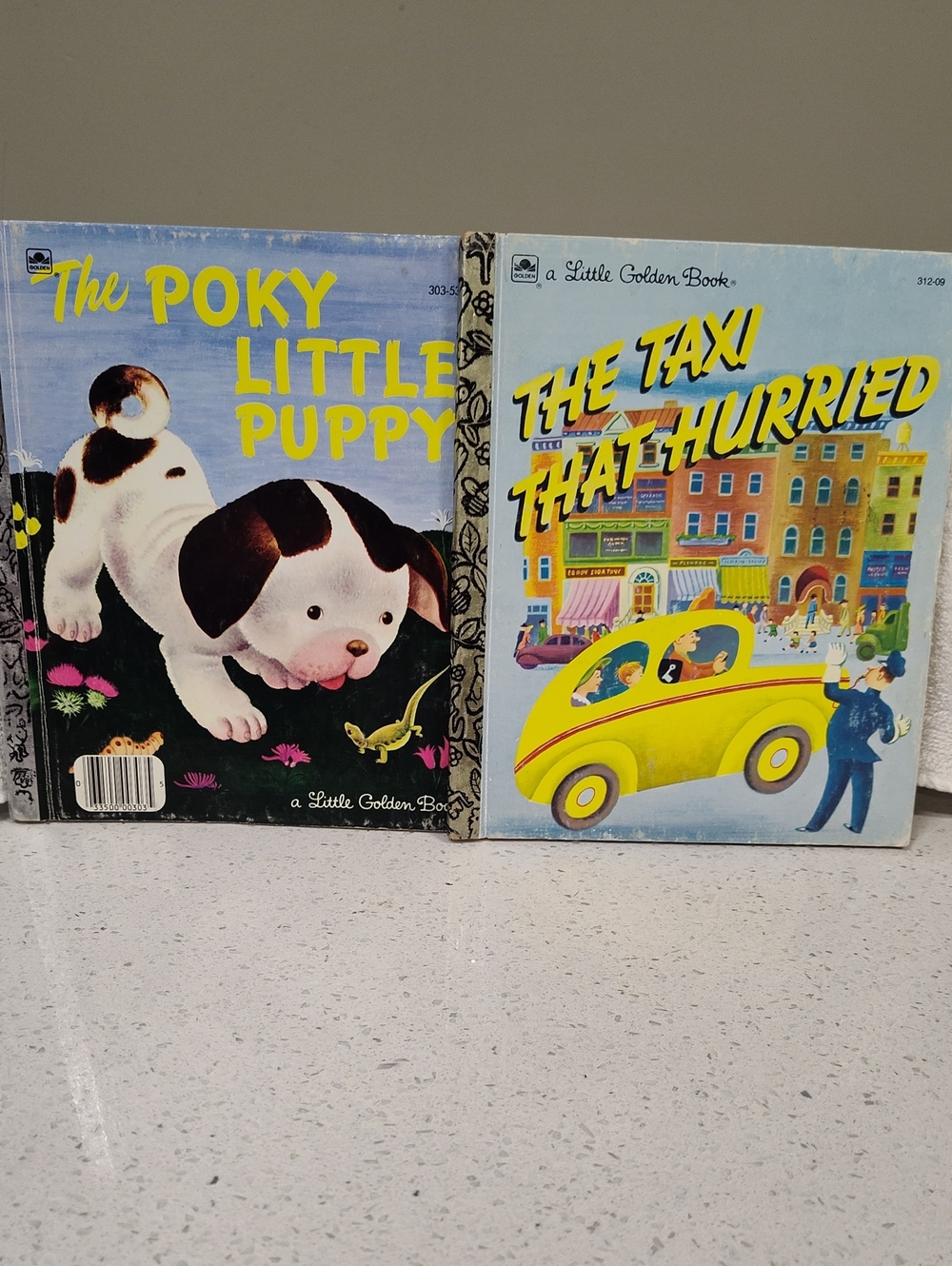Little Golden Books Set (2) The Poky Little Puppy & The Taxi That Hurried